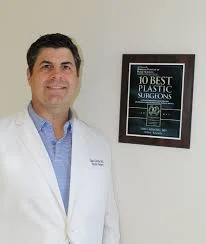 Harvard-trained plastic surgeon Gerstle at his Lexington Kentucky practice